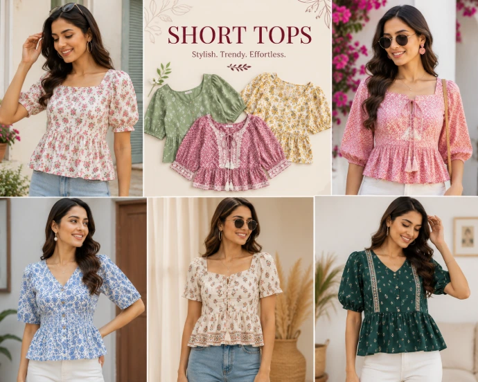 Jaipur Heritage - Short Tunic Tops 